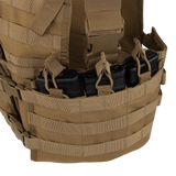 Gilet chest rig Condor Modular Chest Set six porte-chargeurs et porte-eau intégré