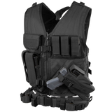 Gilet tactique Condor Cross Draw Vest holster amovible et ceinturon inclus