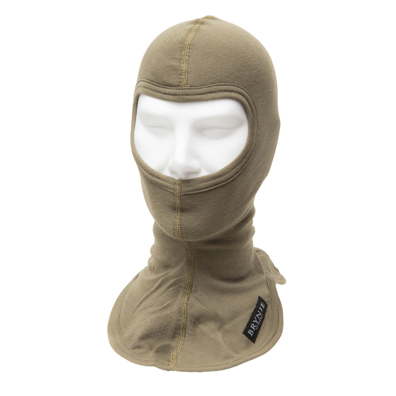 Cagoule Brynje Arctic résille polypropylène et laine mérinos 220 g/m², 80 g