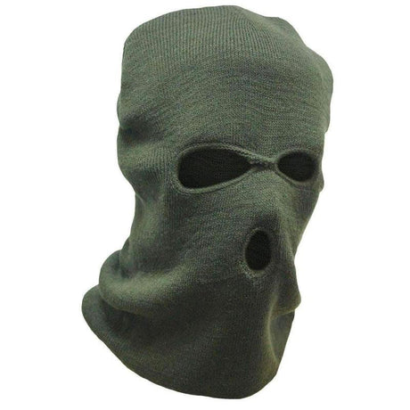 Cagoule BALACLAVA 3 - HOLE Mil - Tec - Vert - Welkit.com