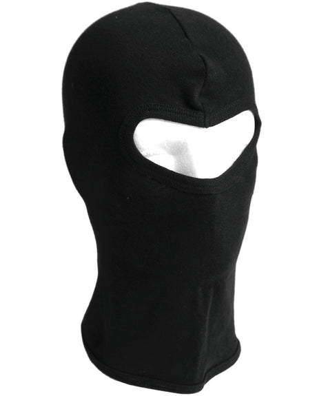 Cagoule Mil-Tec en coton côtelé fin avec ouverture aux yeux pour port sous casque