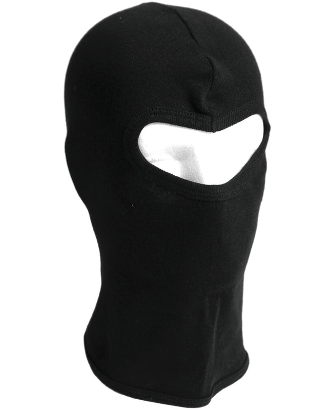 Cagoule Mil-Tec en coton côtelé fin avec ouverture aux yeux pour port sous casque
