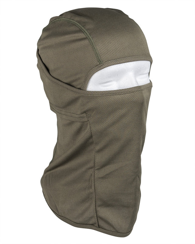 Cagoule tactique ouverte Mil-Tec en polyester respirant compatible sous casque