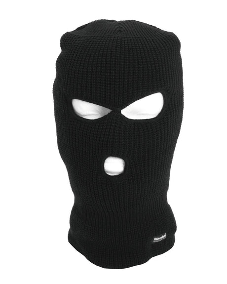 Cagoule trois trous Mil-Tec en acrylique doublée polyester avec isolant Thinsulate