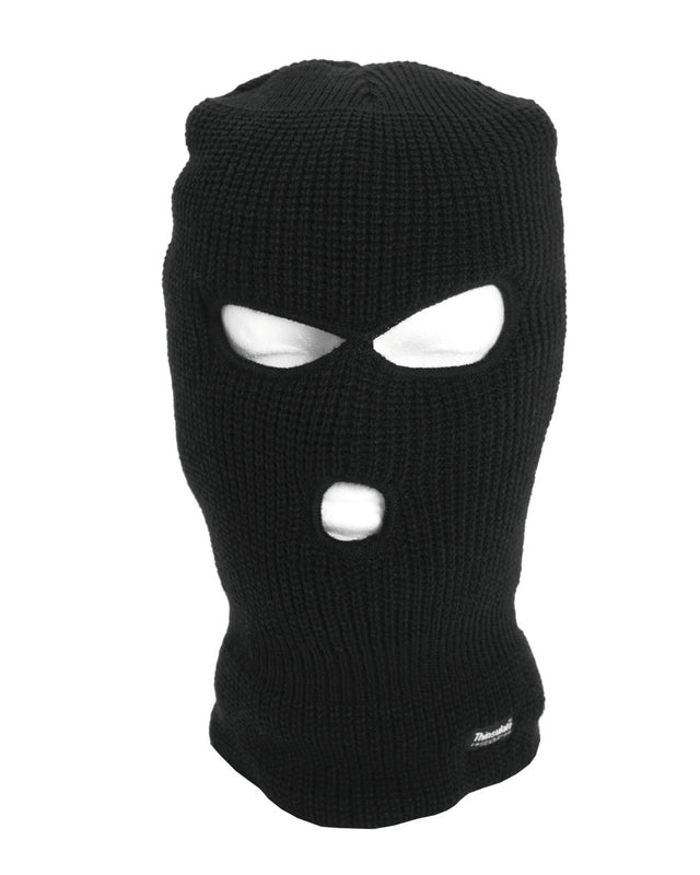 Cagoule trois trous Mil-Tec en acrylique doublée polyester avec isolant Thinsulate