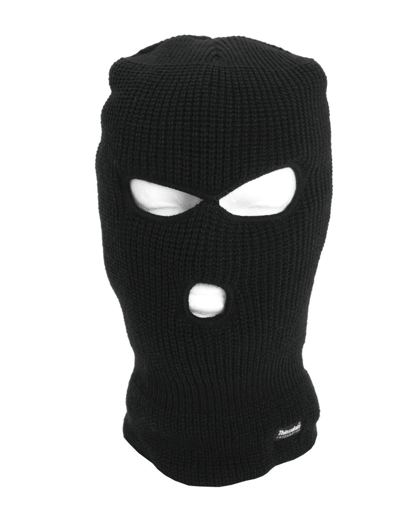 Cagoule trois trous Mil-Tec en acrylique doublée polyester avec isolant Thinsulate