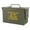 Caisse à munitions Mil-Tec type US M2A1 en acier DC01 calibre .50 avec poignée et mécanisme de verrouillage