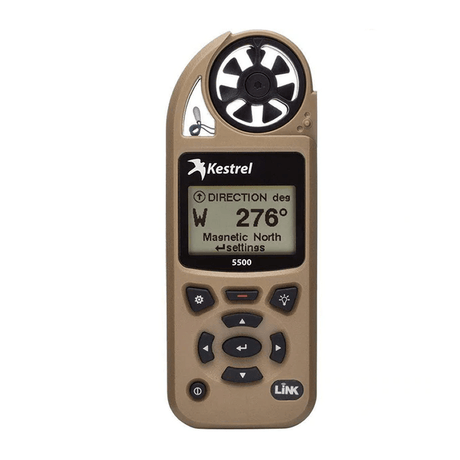 Calculateur de tir Kestrel Meters 5500 LINK + VANE MOUNT