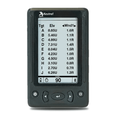 Calculateur de tir Kestrel Meters Série 5 avec affichage HUD