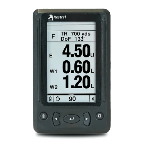 Calculateur de tir Kestrel Meters Série 5 avec affichage HUD