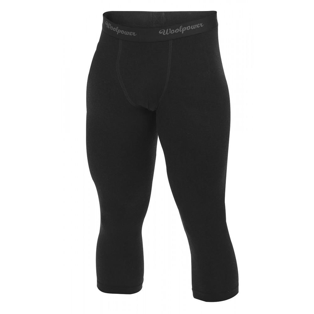 Caleçon long 3/4 LONG JOHNS M'S LITE Woolpower - Noir - Welkit.com