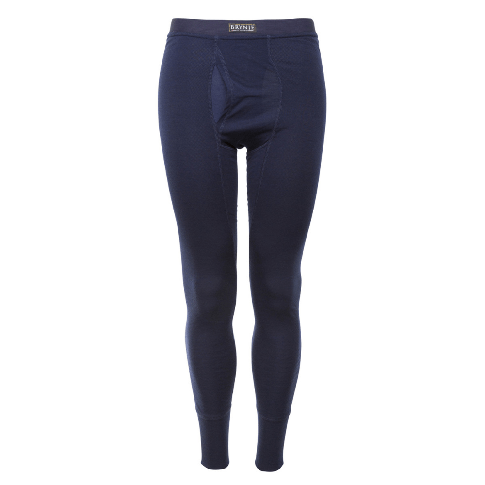Caleçon long Brynje Arctic Double avec braguette, résille et mérinos 220 g/m²