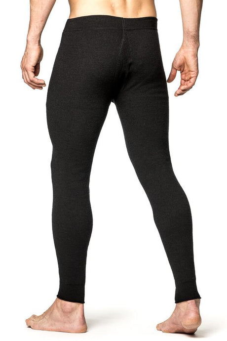 Caleçon long ULLFROTTÉ LONG JOHNS WITH FLY 400 Woolpower - Noir - Welkit.com