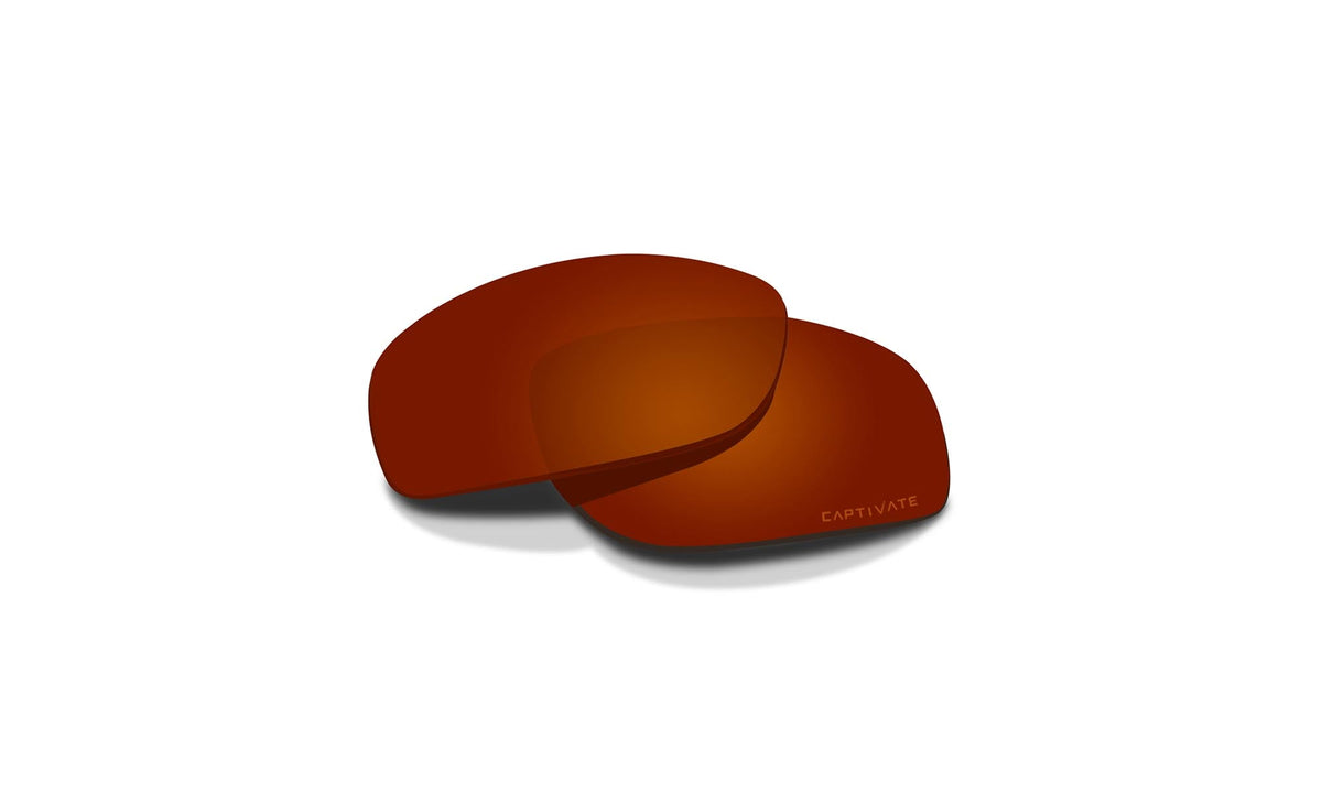 Verre de rechange Wiley X WX Covert du fumé simple au polarisé Captivate