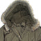 Capuche pour parka US M51 Mil-Tec en coton-nylon doublee laine et fourrure synthetique