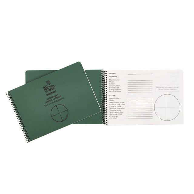 Carnet Modestone de bord tout-temps tireur d'élite format A5 avec rapporteur