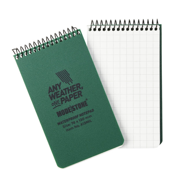 Carnet Modestone tout-temps militaire format de poche 100 pages 76 x 130 mm
