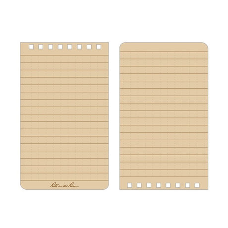 Carnet Rite In The Rain à spirale supérieure 7,5 × 12,5 cm 100 pages Polydura