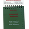 Carnet de notes BCB Write Wet en papier imperméable recyclable avec crayon fourni