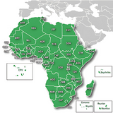 Carte topographique Garmin TopoActive Afrique pour GPS