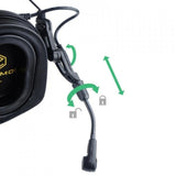 Casque anti - bruit Casque anti - bruit M32 PLUS Earmor - Coyote - Welkit.com