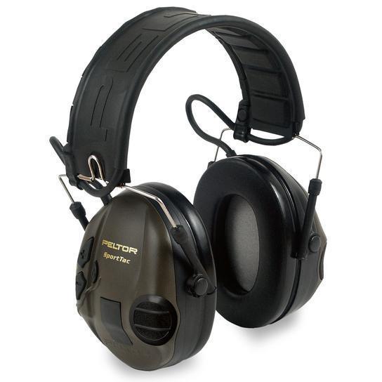 Casque anti-bruit électronique 3M™ PELTOR™ SportTac™ serre-tête pliable [SNR : 28 dB]