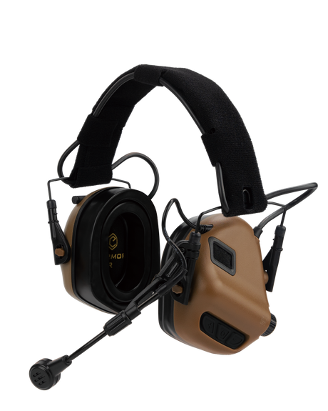 Casque de communication Earmor M32 Mark 4 NRR 22 dB prise U-174 OTAN micro détachable