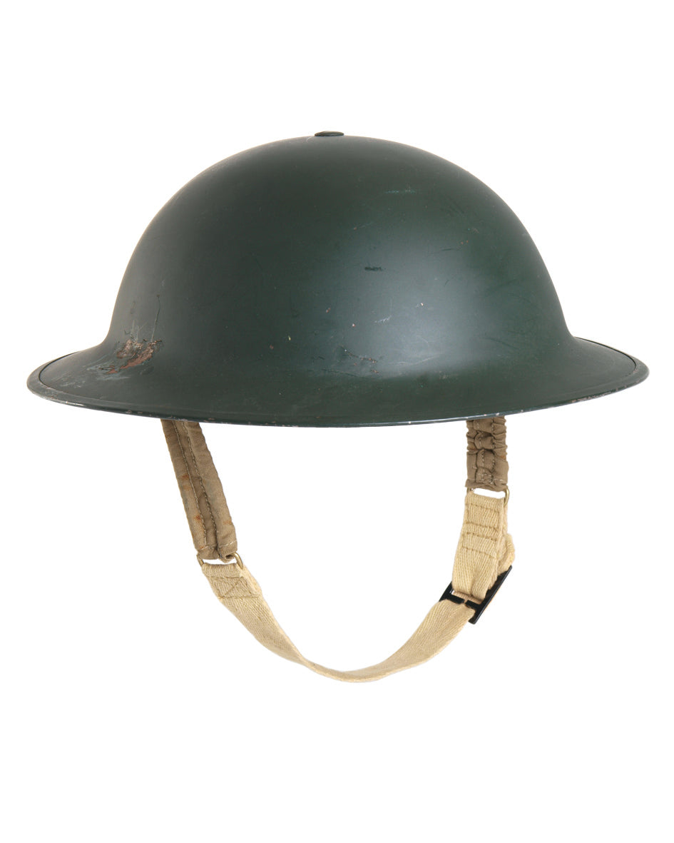 Casque de reconstitution Mil-Tec gabarit britannique à bord plat en acier embouti