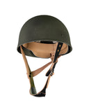 Casque de reconstitution Mil-Tec gabarit parachutiste britannique acier sangles réglables