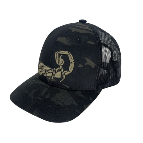 Casquette Agilite Trucker Scorpion taille unique à fermeture arrière à pressions