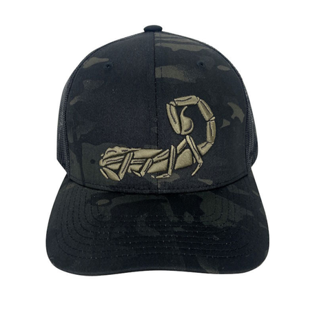 Casquette Agilite Trucker Scorpion taille unique à fermeture arrière à pressions