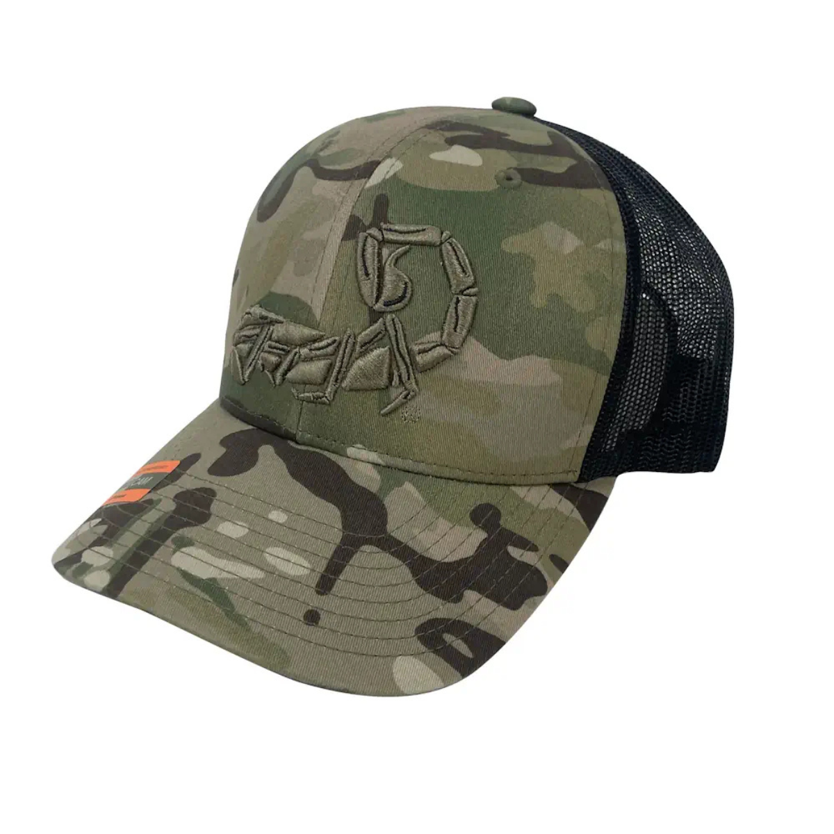 Casquette Agilite Trucker Scorpion taille unique à fermeture arrière à pressions