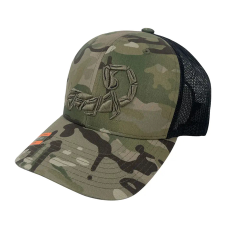 Casquette Agilite Trucker Scorpion taille unique à fermeture arrière à pressions