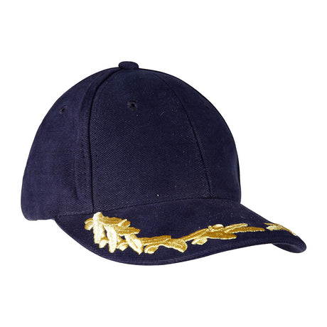 Casquette Ares à feuille de chêne brodée sur visière coiffe de service courant