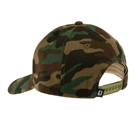 Casquette Brandit Basecap en coton fermeture plastique réglable œillets d'aération