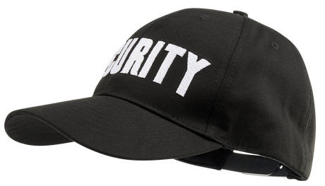 Casquette Brandit Security en coton broderie Security fermeture plastique réglable