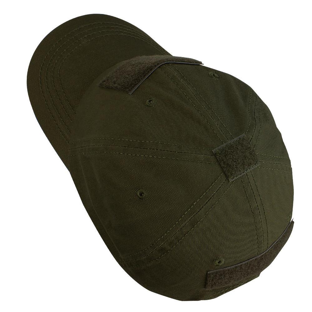 Casquette Condor Tactical en coton champ d'écusson avant et bandeau de nom arrière