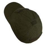 Casquette Condor Tactical en coton champ d'écusson avant et bandeau de nom arrière