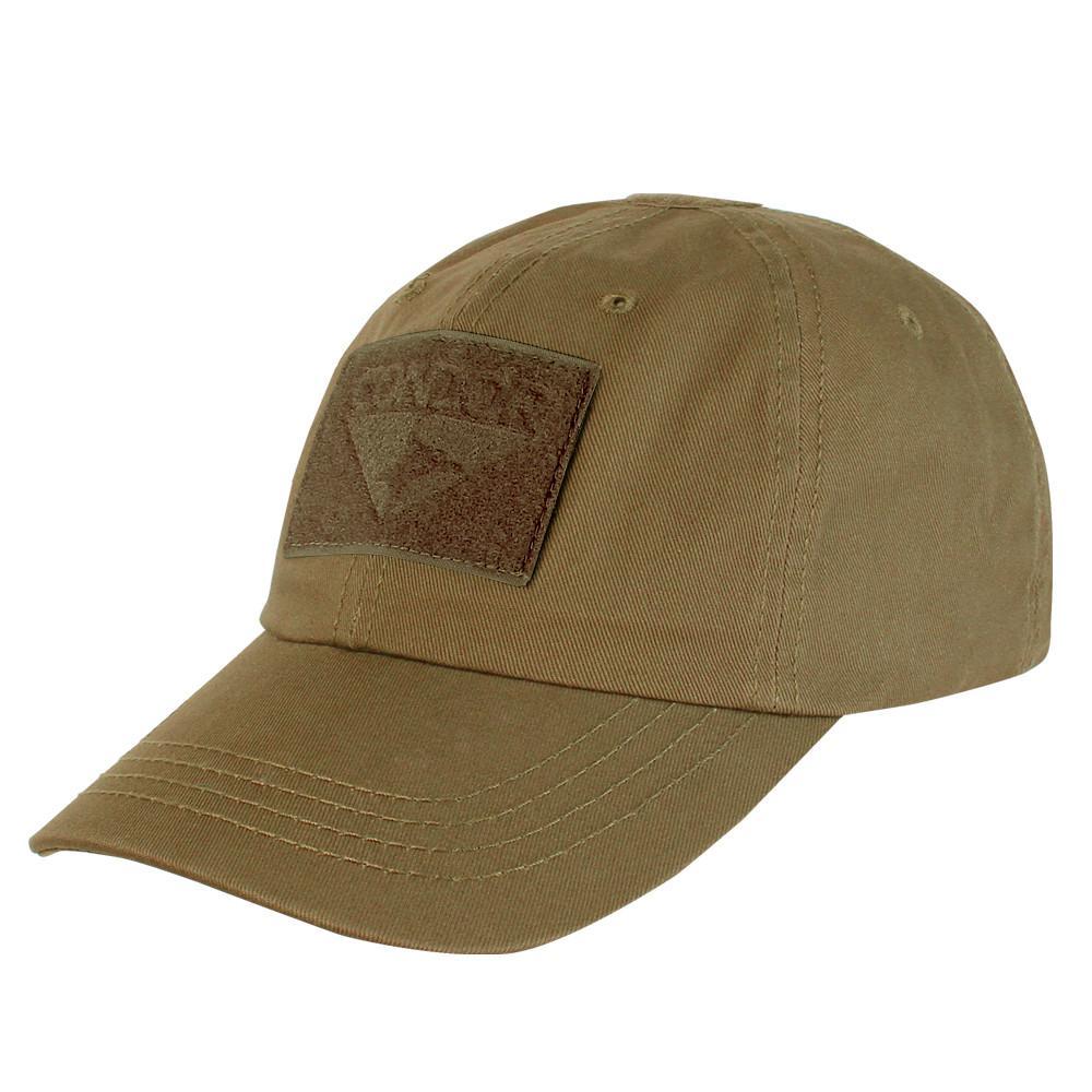 Casquette Condor Tactical en coton champ d'écusson avant et bandeau de nom arrière