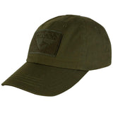 Casquette Condor Tactical en coton champ d'écusson avant et bandeau de nom arrière
