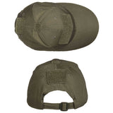 Casquette Mil-Tec Tactical 65 % polyester 35 % coton avec trois surfaces auto-agrippantes et boucle réglable