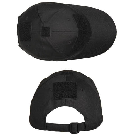 Casquette Mil-Tec Tactical 65 % polyester 35 % coton avec trois surfaces auto-agrippantes et boucle réglable