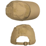Casquette Mil-Tec Tactical 65 % polyester 35 % coton avec trois surfaces auto-agrippantes et boucle réglable