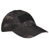Casquette Mil-Tec Tactical 65 % polyester 35 % coton avec trois surfaces auto-agrippantes et boucle réglable