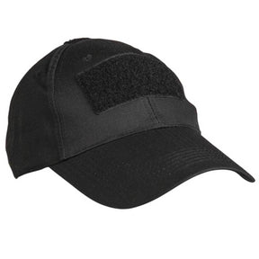Casquette Mil-Tec Tactical 65 % polyester 35 % coton avec trois surfaces auto-agrippantes et boucle réglable