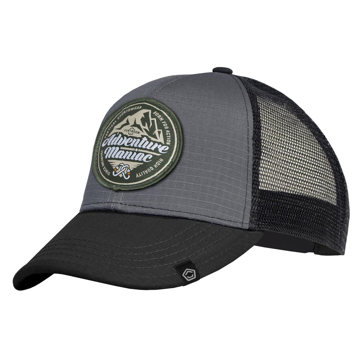 Casquette Pentagon Era Adventure Maniac rip-stop 215 g/m² six panneaux à filet