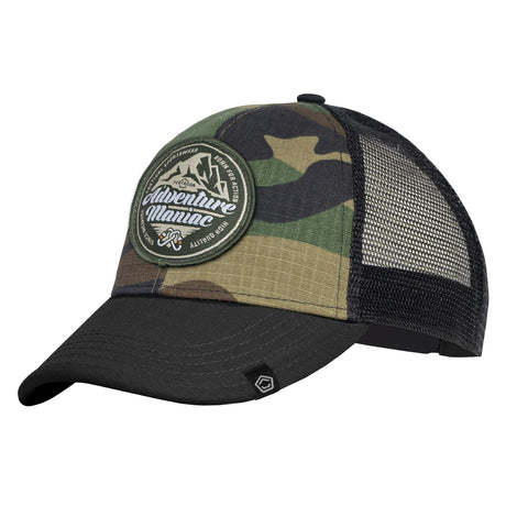 Casquette Pentagon Era Adventure Maniac rip-stop 215 g/m² six panneaux à filet