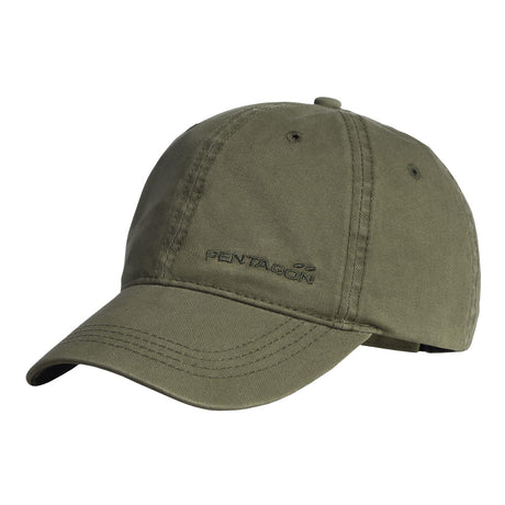 Casquette Pentagon Mike Twill en sergé de coton six panneaux à visière préformée