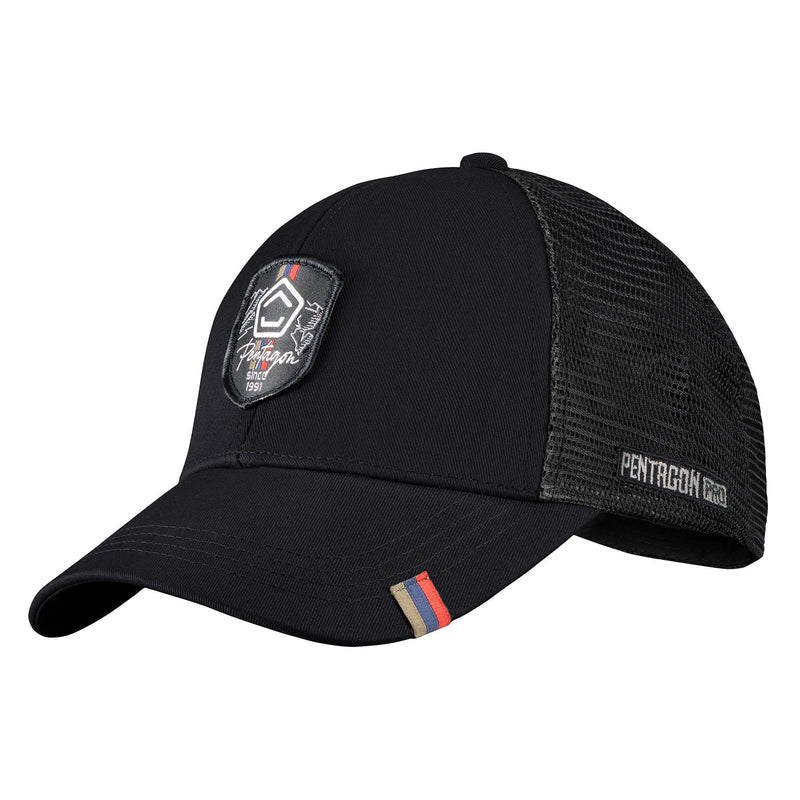 Casquette Pentagon Revenant Trucker coton et filet polyester avec écusson blason