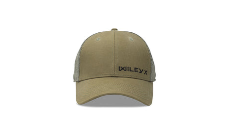 Casquette Trucker Wiley X 6 panneaux à visière pré-courbée et maille arrière aérée
